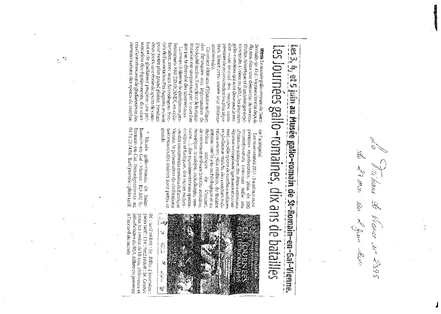 La Tribune de Vienne (numéro 2595, du 27 mai au 2 juin 2011)