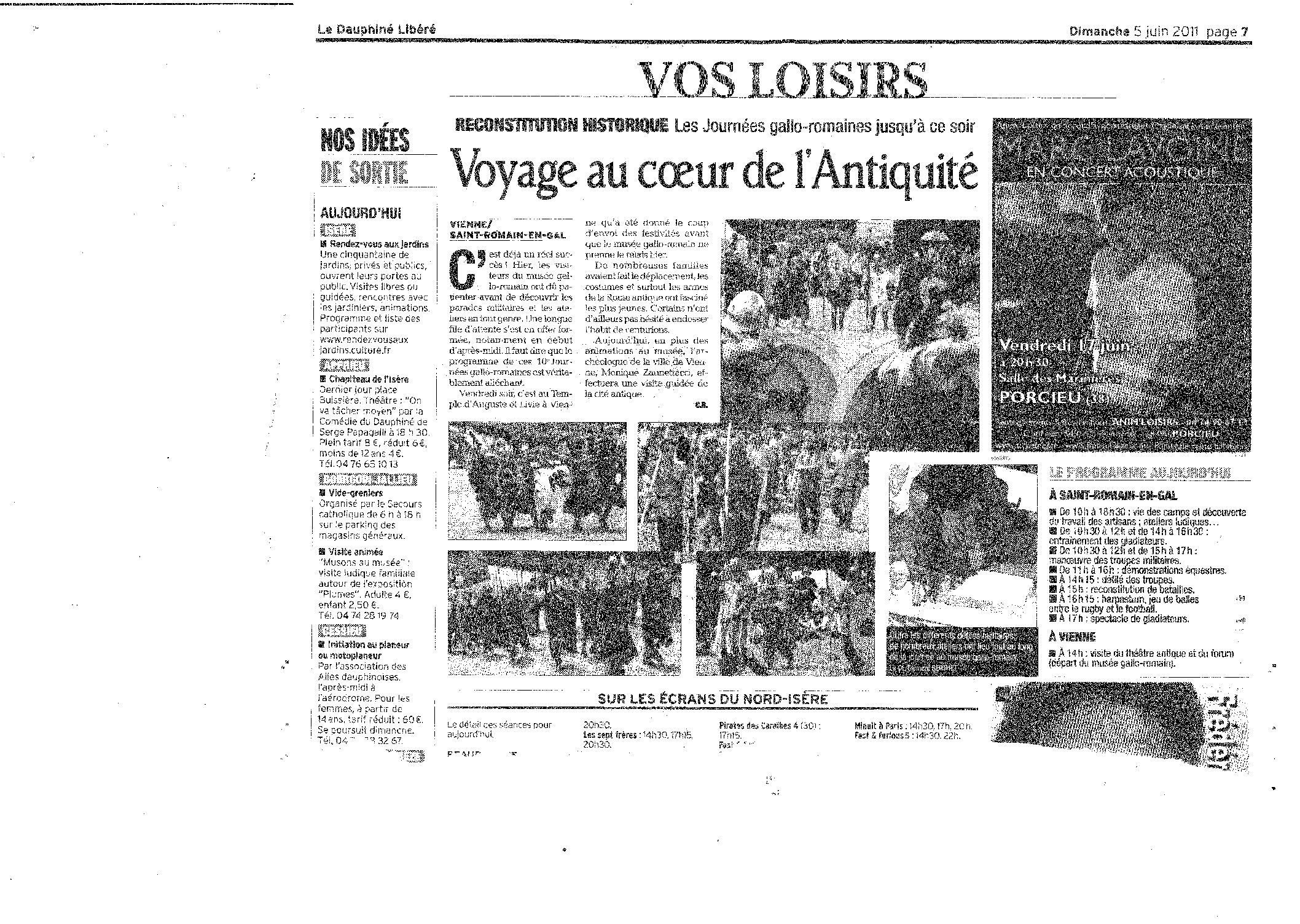 Le Dauphiné Libéré (dimanche 5 juin 2011. Page 7)